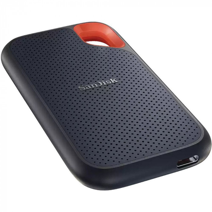 Твердотельный накопитель SSD SanDisk Extreme 1TB Portable SSD - up to 1050MB/s Read and 1000MB/s Write Speeds, USB 3.2 Gen 2, 2-meter drop protection and IP55 resistance