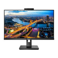 Монитор 27' PHILIPS 275B1H  IPS, 2560x1440, 75Hz, 4ms, 350сd/m, 1000:1 | HDMI(1.4), DVI, DP(1.2),  4xUSB 3.2 | HAS, Pivot, Swivel, InPSU, Speakers, Cam, Vesa 100, Black