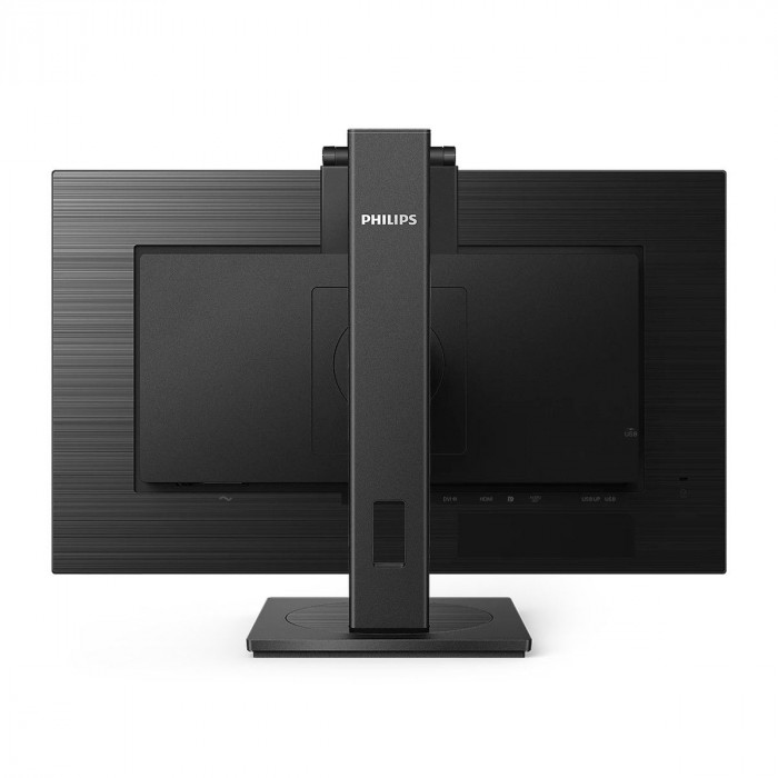 Монитор 27' PHILIPS 275B1H  IPS, 2560x1440, 75Hz, 4ms, 350сd/m, 1000:1 | HDMI(1.4), DVI, DP(1.2),  4xUSB 3.2 | HAS, Pivot, Swivel, InPSU, Speakers, Cam, Vesa 100, Black