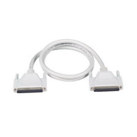 Кабель Advantech PCL-10125-3E с двойным экранированием, с 2-мя разъемами DB-25, 3м, ПВХ, номинальное напряжение до 15В Advantech Кабель для передачи электрического сигнала между узлами системы, Double-shielded cable with 25-pin D-sub connectors