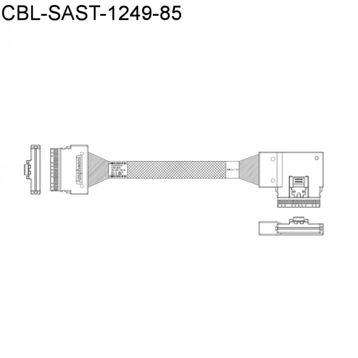 Кабель SuperMicro CBL-KIT-220U-TNR-22N Cable Kit with 11 NVMe cables for X12 Ultra 220U-TNR