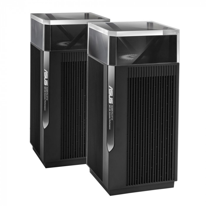 Маршрутизатор ASUS ET12(2-PK) WiFi 6E 2.5G 2x1G+2.5G 2x1G 4804+4804+1148Mbps 6GHz/5GHz/2.4GHz (90IG05Z0-MO3A20)