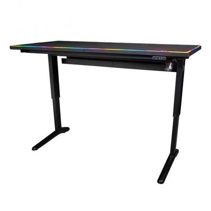 Игровой стол Thermaltake Gaming Desk Level 20 BattleStation Black, Electric,RGB, none