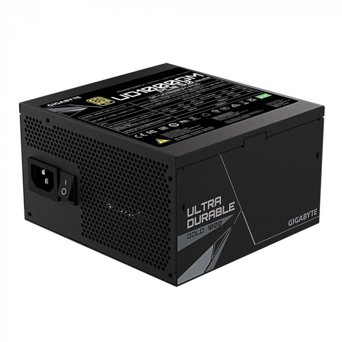 Блок питания Gigabyte UD1000GM PG5 V2 GP-UD1000GM PG5 1000W, 80Plus, Gold, Полностью модульный, PCIe Gen 5.0 compatible v2.0 (28200-U10GP-2EUR)
