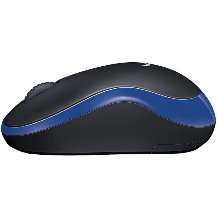 Мышь беспроводная Logitech M185 Blue синяя, оптическая, 1000dpi, 2.4GHz, USB-ресивер Logitech Unifying®, {10} (028852)