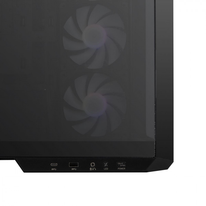 Корпус MSI MAG Pano M100R PZ , Micro-ATX, 1xUSB 3.2 Gen 1, 1xUSB 3.2 Gen2 Type-C, 4x120mm ARGB Fan, ARGB+PWM Control Board, TG
