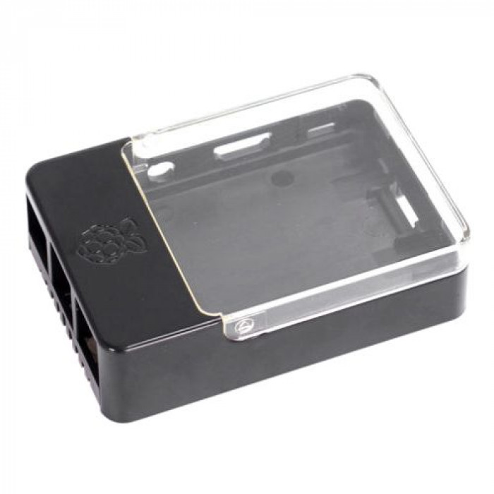 Корпус ACD RA175   Black Case w/Sense Hat hole  for Raspberry Pi 3 B (CBPIHAT-BLK)