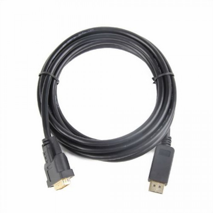 Кабель DisplayPort-DVI Cablexpert CC-DPM-DVIM-3M, 20M/25M, 3.0м, черный, экран, пакет