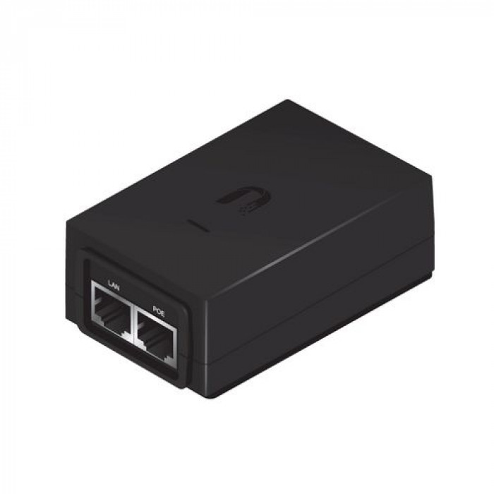 Блок питания Ubiquiti POE-24-24W Ubiquiti блок питания с PoE, 220 VAC -> 24VDC 1A - с кнопкой Reset и удаленной перезагрузкой (023033)