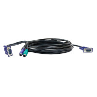 Кабель D-Link DKVM-CB/1.2M/B1A Кабель KVM длиной 1,2 м с разъемами VGA и PS/2