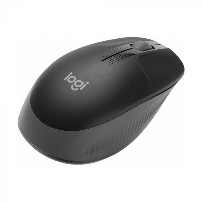 Мышь беспроводная Logitech M190 Charcoal |910-005905| черная, оптическая, 1000dpi, 2.4GHz, USB-ресивер (091825)