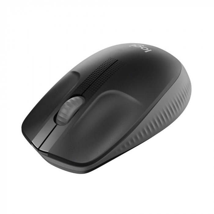 Мышь беспроводная Logitech M190 Charcoal |910-005905| черная, оптическая, 1000dpi, 2.4GHz, USB-ресивер (091825)