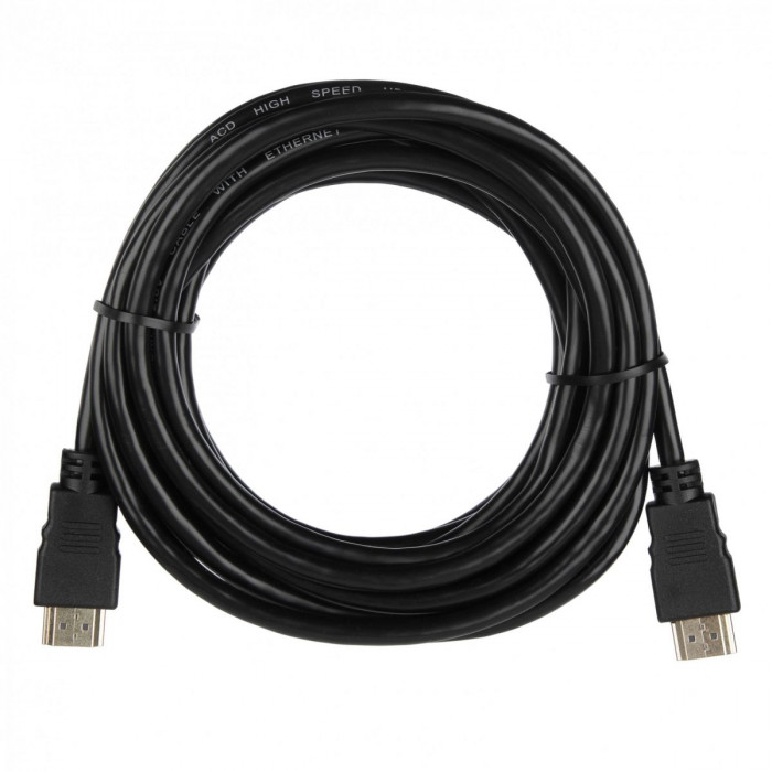 Кабель ACD-DHHM2-50B |ACD-DHHM2-50B| HDMI 2.0, Golden Plated,19m/19m, Черный, 5м (742262)