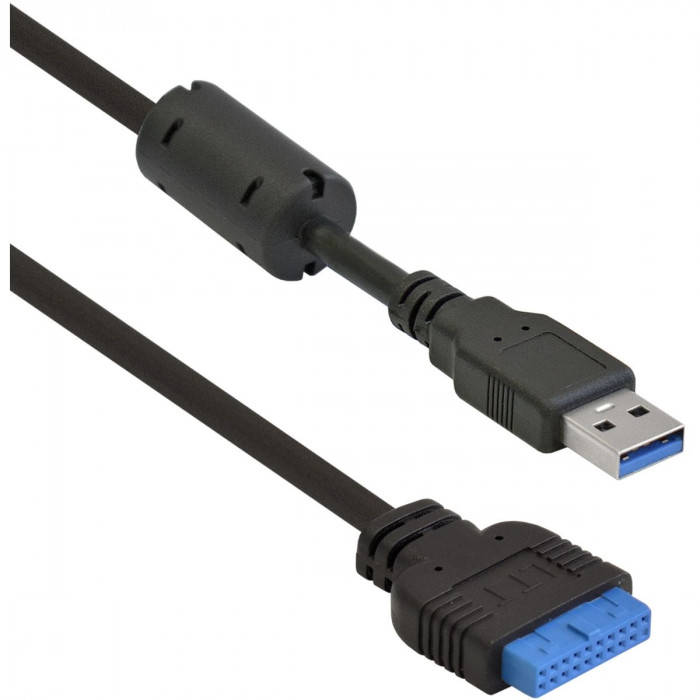 Планка Exegate USB на переднюю панель ExeGate U3H-621 > 3,5', 2*USB3.0+1*TypeC+1*SD+TF card, черная, металл, подсоединение к мат. плате (117198)
