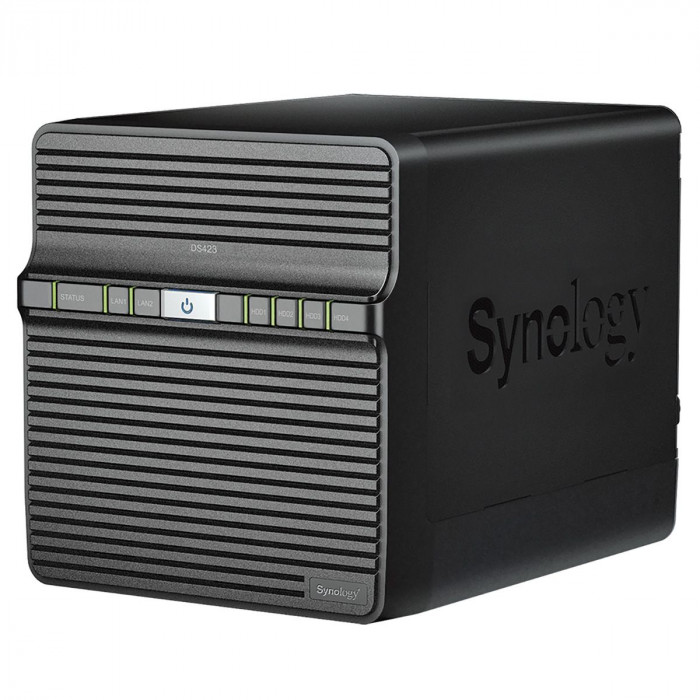 Платформа СХД Synology DS423 4 Bay 2xM.2 2xGLAN 2GB (Max.6GB) DDR4 2xUSB