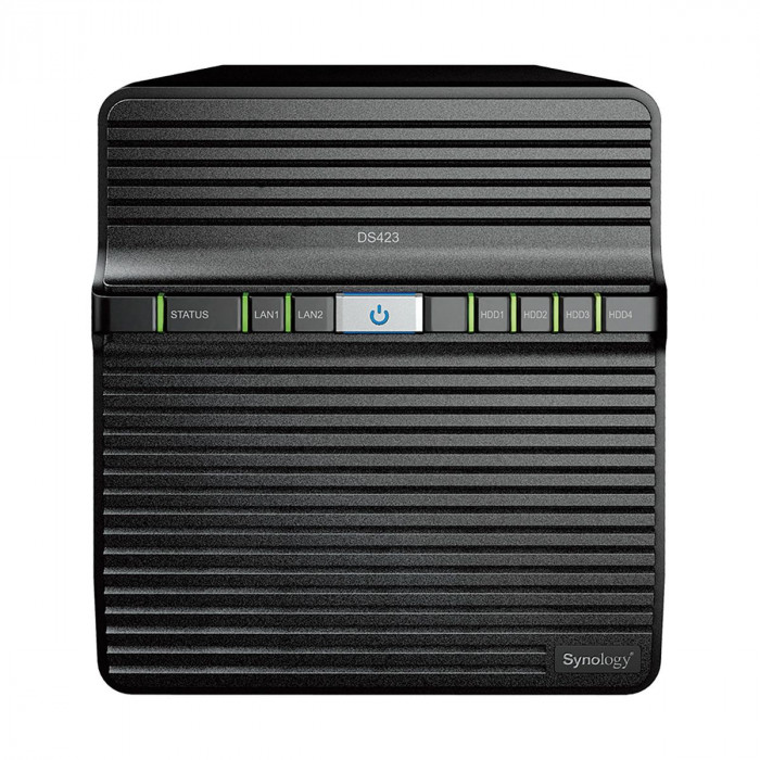 Платформа СХД Synology DS423 4 Bay 2xM.2 2xGLAN 2GB (Max.6GB) DDR4 2xUSB