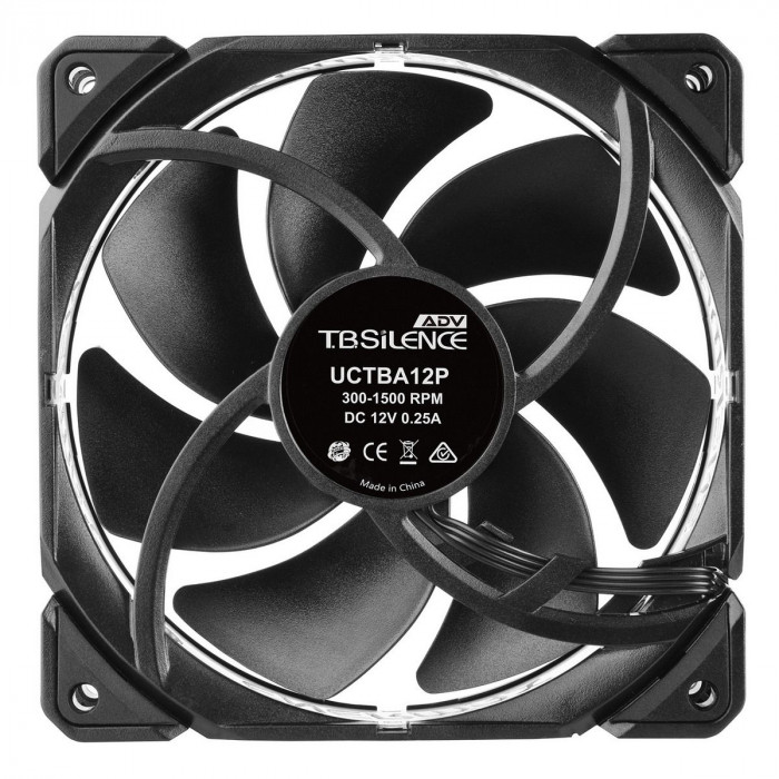 Вентилятор Enermax UCTBA12P 120mm, 300;1500rpm, 63.89CFM, PWM, RTL {60}, (723321)