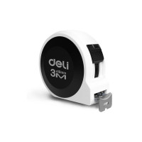 Рулетка 'Home Series White' Deli H8003B 3м х 16мм, эксклюзивный дизайн