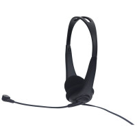 Наушники Raskat Standart 2J (30мм, 60Ом, 105±3дБ, 20-20000Гц, микрофон, 2х3,5мм Jack, 2,2м)