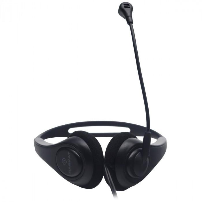 Наушники Raskat Standart 2J (30мм, 60Ом, 105±3дБ, 20-20000Гц, микрофон, 2х3,5мм Jack, 2,2м)