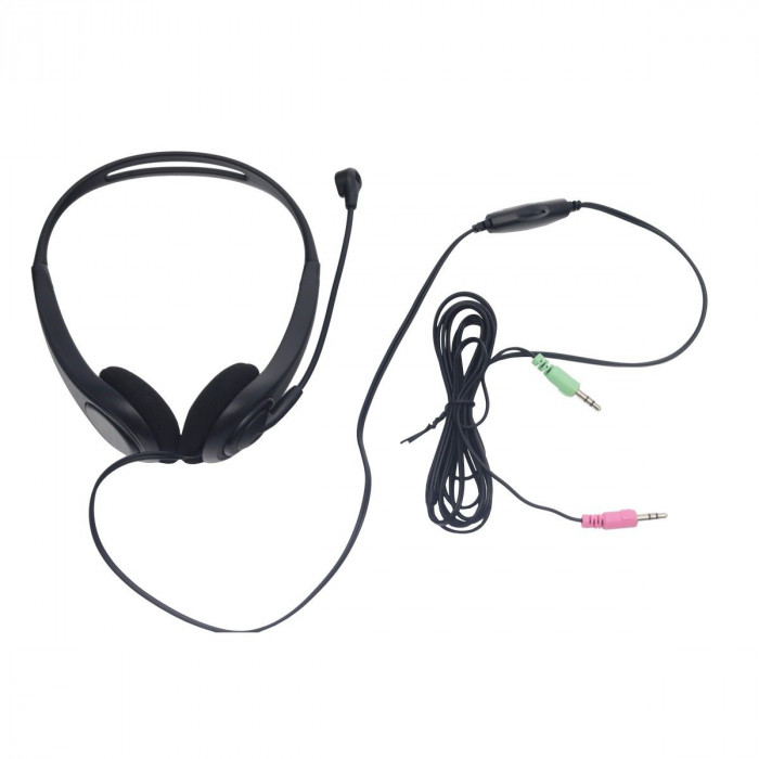 Наушники Raskat Standart 2J (30мм, 60Ом, 105±3дБ, 20-20000Гц, микрофон, 2х3,5мм Jack, 2,2м)