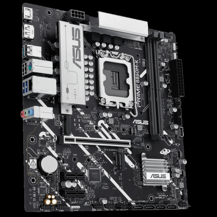 Материнская плата ASUS PRIME B860M-K LGA1851 mATX 2xDDR5 PCIEx16 2xPCIEx1 2xM.2 DP HDMI 2.5GLAN