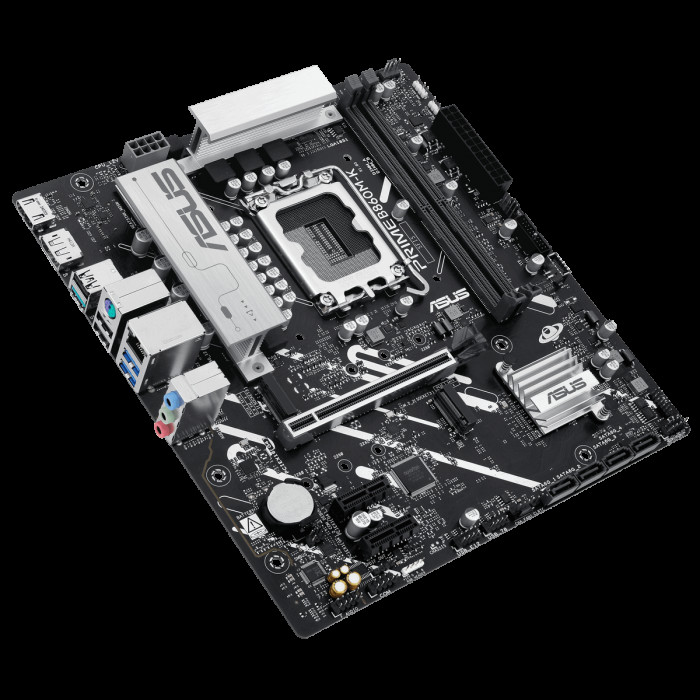 Материнская плата ASUS PRIME B860M-K LGA1851 mATX 2xDDR5 PCIEx16 2xPCIEx1 2xM.2 DP HDMI 2.5GLAN