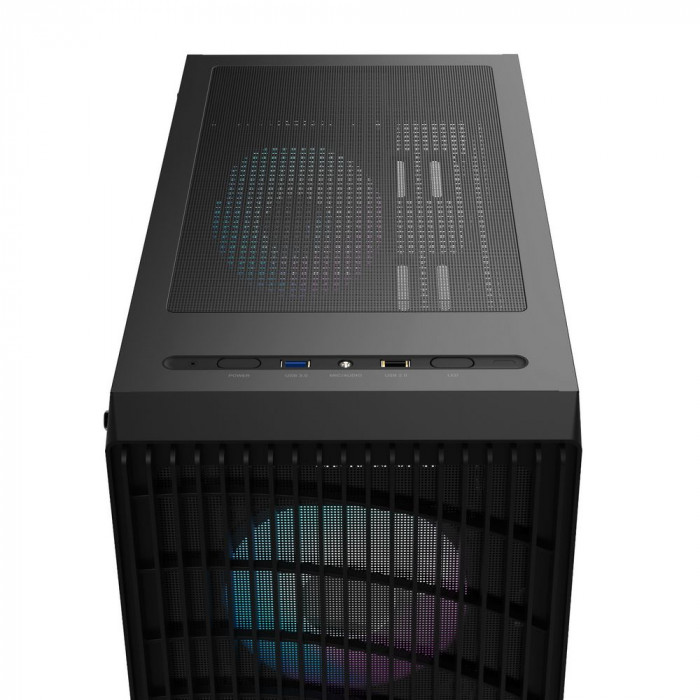 Корпус Case Ocypus Gamma C70 BK ARGB ATX / win / black / 4 ARGB fans / no PSU / Tempered Glass