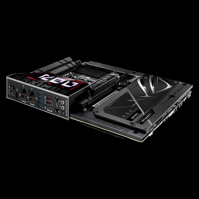 Материнская плата ASUS ROG MAXIMUS Z890 HERO BTF LGA1851 ATX 4хDDR5 PCIEx16 PCIEx4 PCIEx1 6xM.2 2xThunderbolt USB-C HDMI 2.5GLAN 5GLAN Wi-Fi 7