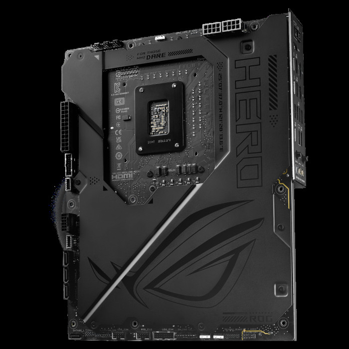 Материнская плата ASUS ROG MAXIMUS Z890 HERO BTF LGA1851 ATX 4хDDR5 PCIEx16 PCIEx4 PCIEx1 6xM.2 2xThunderbolt USB-C HDMI 2.5GLAN 5GLAN Wi-Fi 7
