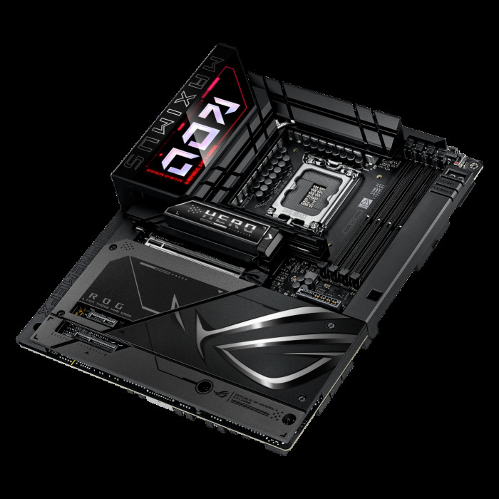 Материнская плата ASUS ROG MAXIMUS Z890 HERO BTF LGA1851 ATX 4хDDR5 PCIEx16 PCIEx4 PCIEx1 6xM.2 2xThunderbolt USB-C HDMI 2.5GLAN 5GLAN Wi-Fi 7