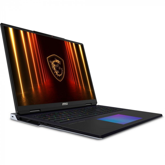 Ноутбук MSI Titan 18 HX AI A2XWJG-206RU Intel Core Ultra 9 285HX/64Gb (2*32 D5)/SSD4Tb/RTX5090 24Gb (175W)/18'/IPS/MiniLED/WQUXGA/3840x2400/120Hz/Win11/RJ-45/Black/3.6kg