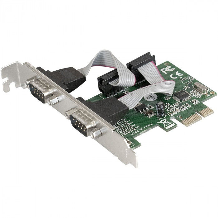 Контроллер Exegate Контроллер ExeGate EXE-307 (PCI-E, 2*COM port) (117266)