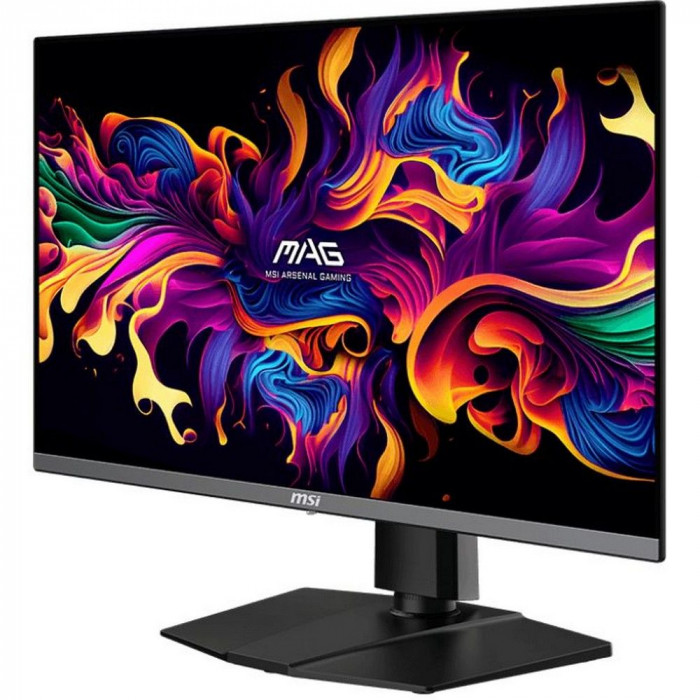 Монитор 26.5' MSI MAG 272UP QD-OLED X24  QD-OLED, 3840x2160, 240Hz, 0,03ms, 250сd/m, 1500000:1, HDR10 | 2xHDMI(2.1), DP(1.4a), Type-C(PD-15W) | HAS, Pivot, Swivel, InPSU, Vesa 100, Black