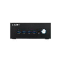 Мини ПК Shuttle NT10H, Intel Ultra5 125H, 2 x DDR5 SODIMM, no SSD, 120w PSU, VESA