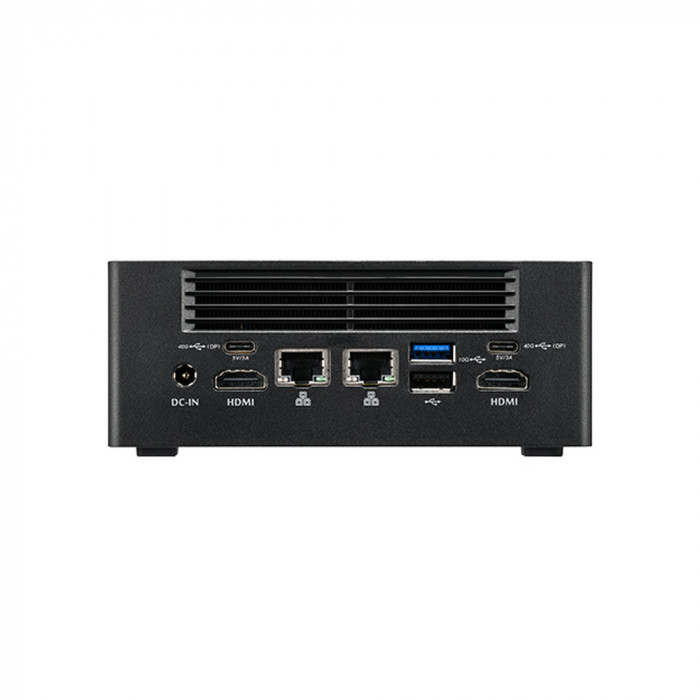 Мини ПК Shuttle NT10H, Intel Ultra5 125H, 2 x DDR5 SODIMM, no SSD, 120w PSU, VESA