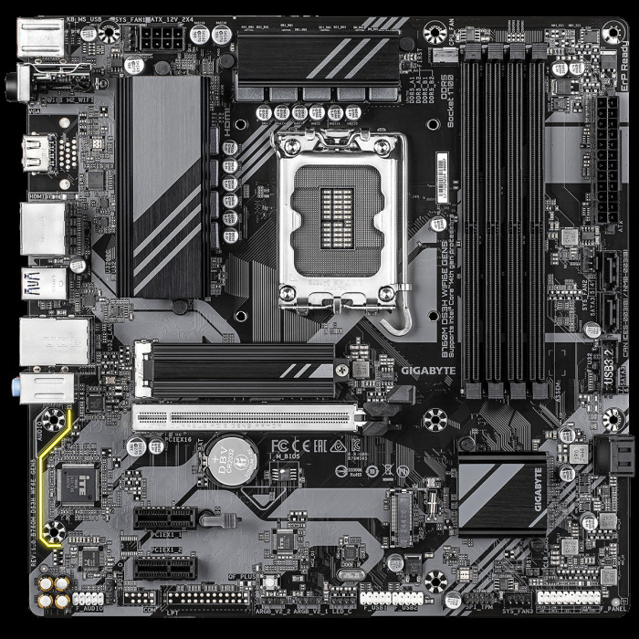 Материнская плата Gigabyte B760M DS3H WF6E GEN5, RTL