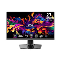 Монитор 26.5' MSI MPG 271QRX QD-OLED  QD-OLED, 2560x1440, 360Hz, 0,03ms, 250сd/m, 1500000:1, HDR10 | 2xHDMI(2.1), DP(1.4a), Type-C(PD-98W), 2xUSB2.0 | HAS, Pivot, Swivel, InPSU, Vesa 100, Black