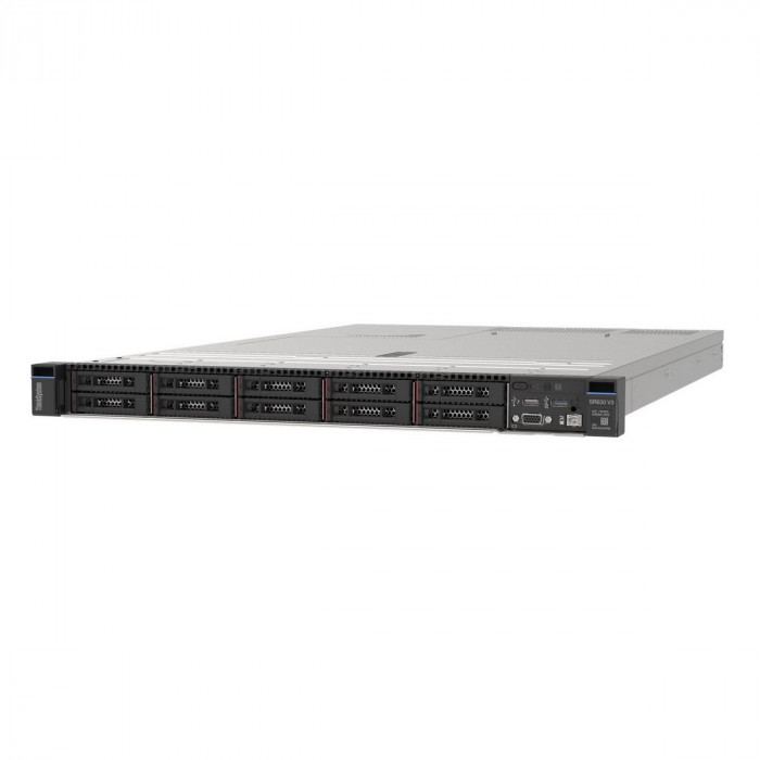 Платформа системного блока с ЦПУ Lenovo ThinkSystem SR630 V3 1x Silver 4510 12C 150W 2.4G/1x 32GB 1Rx4/9350-8i/4x 3.5' SAS; Open bay/1x1100W Titanium