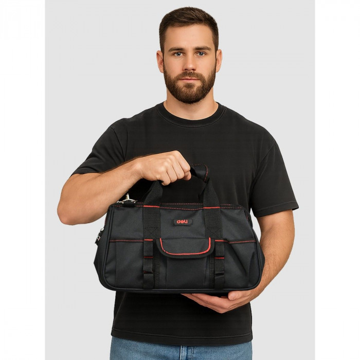 Сумка для инструментов Deli DL430905 'Black Edition'