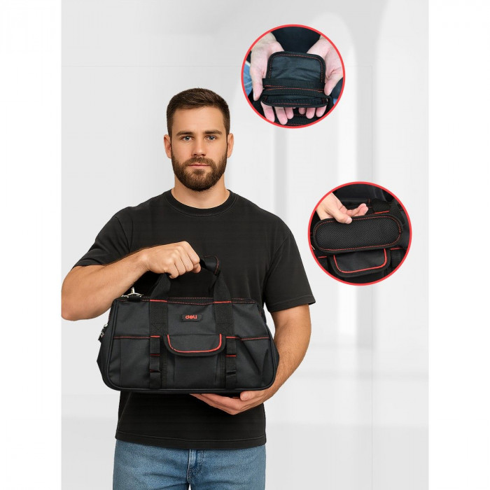 Сумка для инструментов Deli DL430905 'Black Edition'