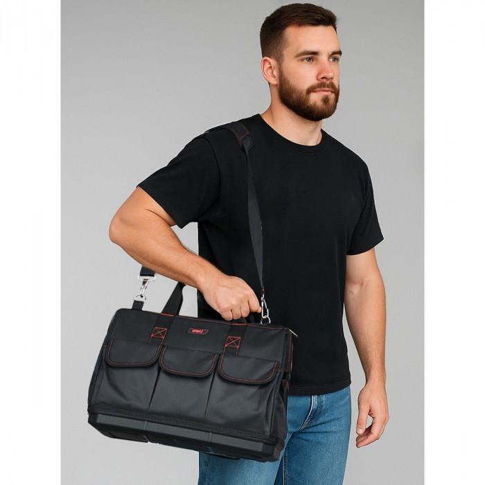 Сумка для инструментов Deli DL430901 'Black Edition'