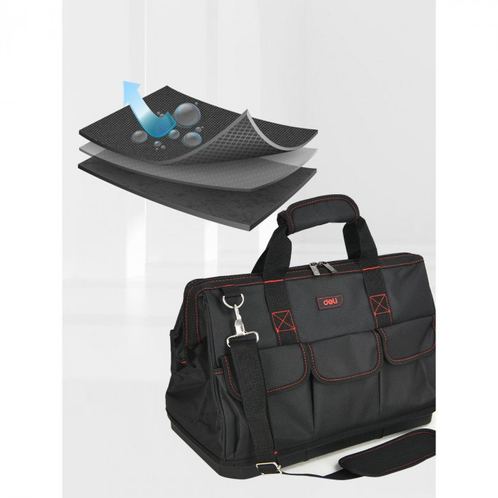 Сумка для инструментов Deli DL430901 'Black Edition'