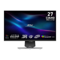 Монитор 27' MSI MPG 274URDFW E16M  Rapid IPS, 3840x2160/1920x1080, 160Hz/320Hz, 0,5ms, 400сd/m, 1000:1, HDR10 | 2xHDMI(2.1), DP(1.4a), Type-C(PD-98W) | HAS, Pivot, Swivel, ExPSU, Vesa 100, White