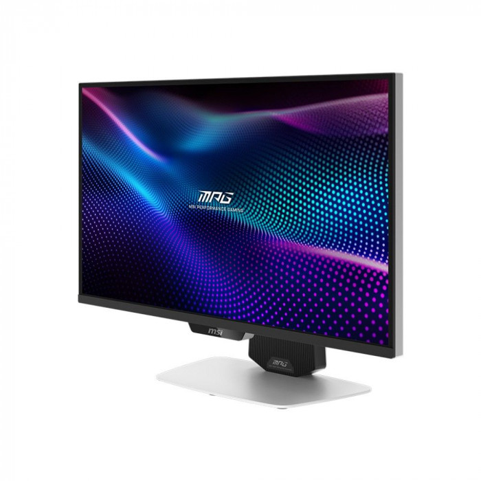 Монитор 27' MSI MPG 274URDFW E16M  Rapid IPS, 3840x2160/1920x1080, 160Hz/320Hz, 0,5ms, 400сd/m, 1000:1, HDR10 | 2xHDMI(2.1), DP(1.4a), Type-C(PD-98W) | HAS, Pivot, Swivel, ExPSU, Vesa 100, White