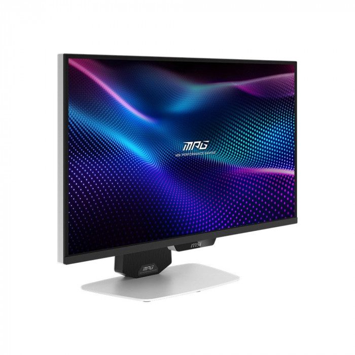 Монитор 27' MSI MPG 274URDFW E16M  Rapid IPS, 3840x2160/1920x1080, 160Hz/320Hz, 0,5ms, 400сd/m, 1000:1, HDR10 | 2xHDMI(2.1), DP(1.4a), Type-C(PD-98W) | HAS, Pivot, Swivel, ExPSU, Vesa 100, White