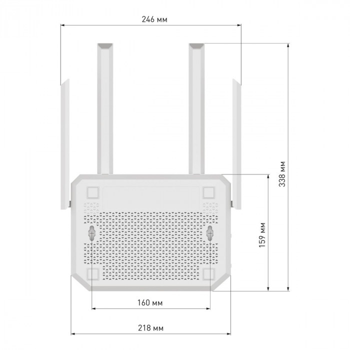 Маршрутизатор (Keenetic) Netcraze Ultra (NC-1812) Мультигигабитный интернет-центр с Mesh Wi-Fi 7 BE7200,  Smart-коммутатором 1×10G, 1×2.5G и 4×1G, многофункциональными портами USB 3.2 и 2.0
