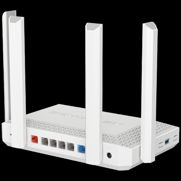 Маршрутизатор (Keenetic) Netcraze Ultra (NC-1812) Мультигигабитный интернет-центр с Mesh Wi-Fi 7 BE7200,  Smart-коммутатором 1×10G, 1×2.5G и 4×1G, многофункциональными портами USB 3.2 и 2.0