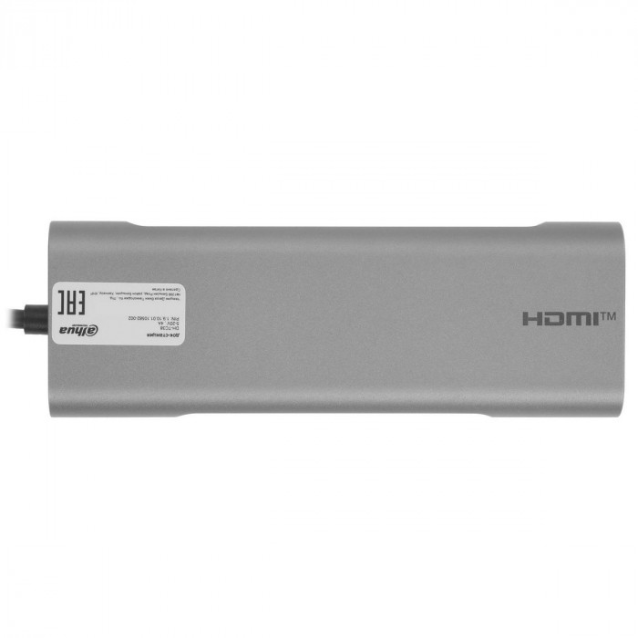 Концентратор Dahua 8-in-1 Docking station 8 in 1 USB 3.1 Type-C to USB 3.0 + HDMI + RJ45 + SD/TF + PD Docking Station
