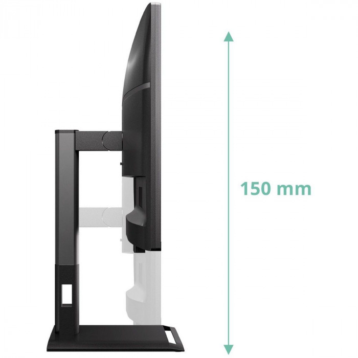 Монитор 27' AOC Q27P4U  IPS, 2560x1440, 120Hz, 4ms, 350сd/m, 1500:1 | 2xHDMI(2.0), DP(1.2), Type-C(PD-15W), 3xUSB 3.2 | HAS, Pivot, Swivel, InPSU, Speakers, Vesa 100, Black